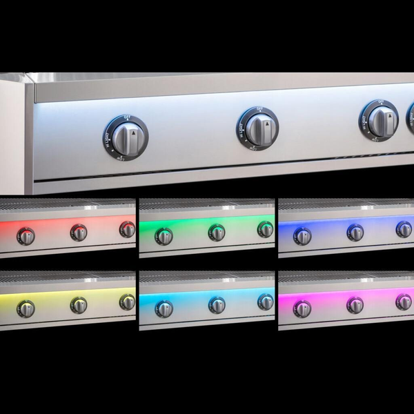 American Outdoor Grill 30-in 3-Burner L-Series Built-In Natural Gas Grill with Lights and Rotisserie - AOG30LN