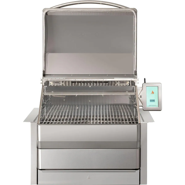 Memphis Grills Pro ITC3 Wi-Fi Monitored 28-Inch 304 Stainless Steel Built-In Pellet Grill - VGB0001S