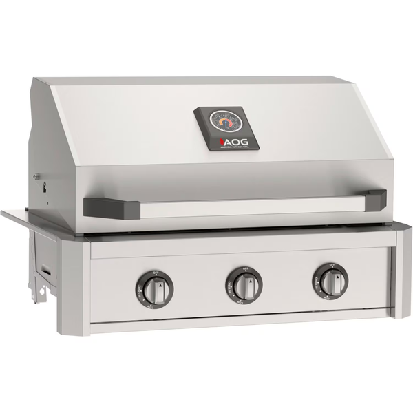 American Outdoor Grill 30-in 3-Burner T-Series Built-In Natural Gas Grill - AOG30TN
