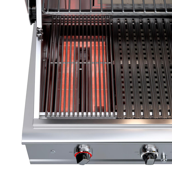 DCS Series 9 48-Inch Built-In Propane Gas Grill With Rotisserie & Infrared Burner - BE1-48RCI-L