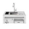 Lynx 30-Inch Built-In Cocktail Station With Sink & Ice Bin Cooler LCS30