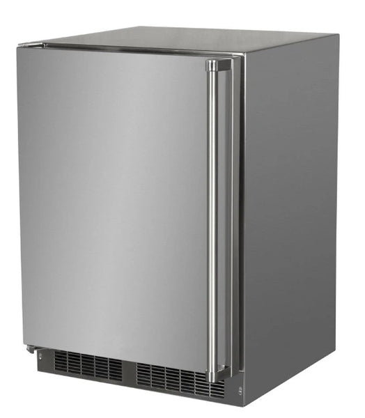 Marvel 24-Inch Outdoor Rated Refrigerator With MaxStore Storage Drawer & Door Storage, Solid Stainless Steel Door With Lock (Left Hinge) - MORE224SS51A