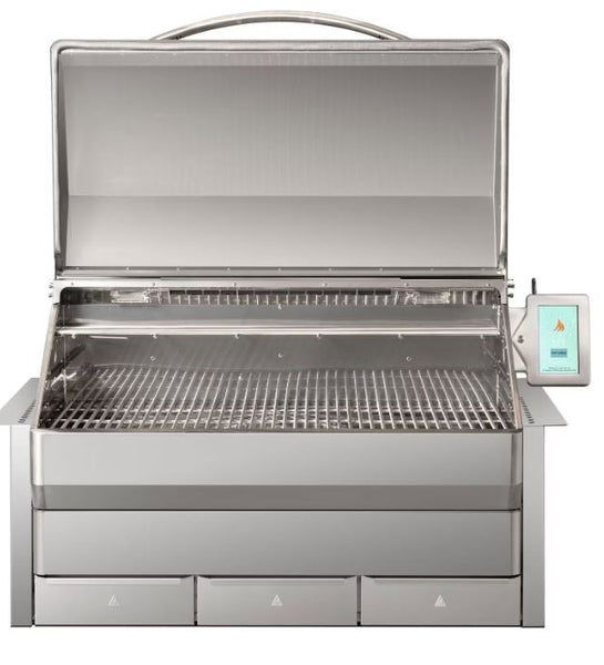 Memphis Grills Elite ITC3 Wi-Fi Monitored 39-Inch 304 Stainless Steel Built-In Pellet Grill - VGB0002S