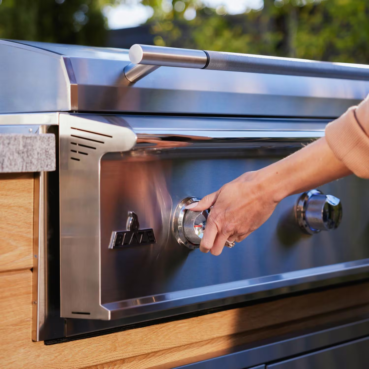 Griddle For Grill Blaze LTE PO 40-Inch Built-in Natual Gas Giddle