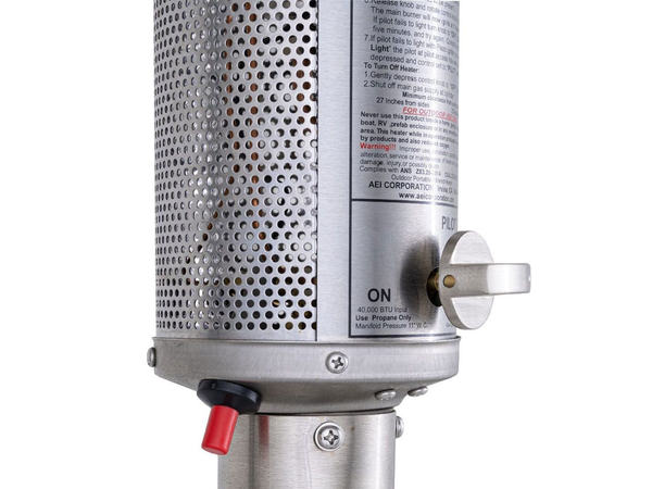 Outdoor portable patio heater 12 foot hose set and hook up kit 