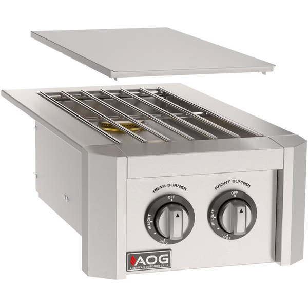 American Outdoor Grill Natural Gas Double Side Burner for T-Series Built In Grill - AOG2SBTN