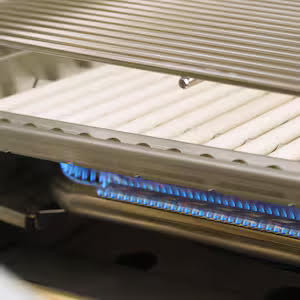 DCS Series 7 Heritage 36-Inch Natural Gas Built-In Grill w/ Rotisserie on DCS Cad Cart - BH1-36R-N  +  CAD1-36E