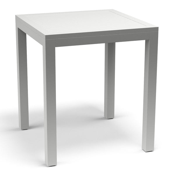 Sunset West Naples 36-Inch Square Aluminum Pub Table Finished In Frost - 1101-P36