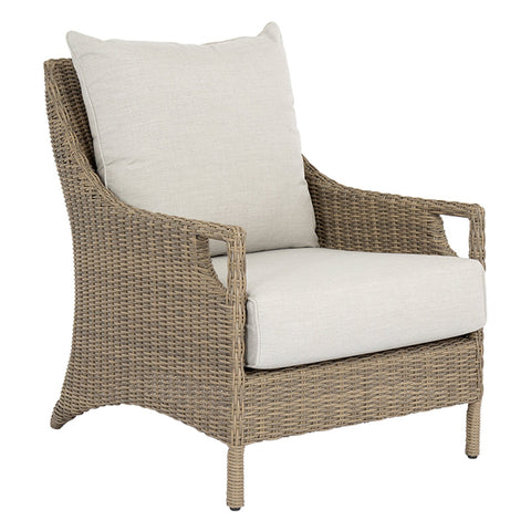 Sunset West Ibiza Club Chair With Sunbrella Fabric Cushions In Cast Silver - 2301-21