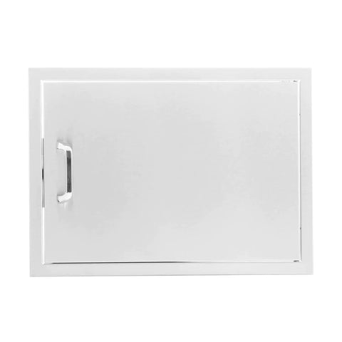 Grillscapes 24-Inch Stainless Steel Horizontal Single Access Door (Reversible Hinge) - GS-260-SH-2417