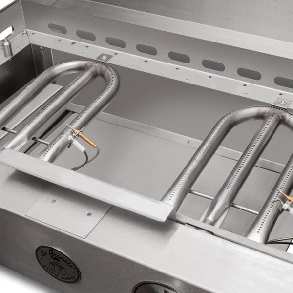 Le Griddle 30-Inch Propane Gas Built-In or Countertop 2 Burner Griddle (Lid Sold Separately) - GFE75-LP