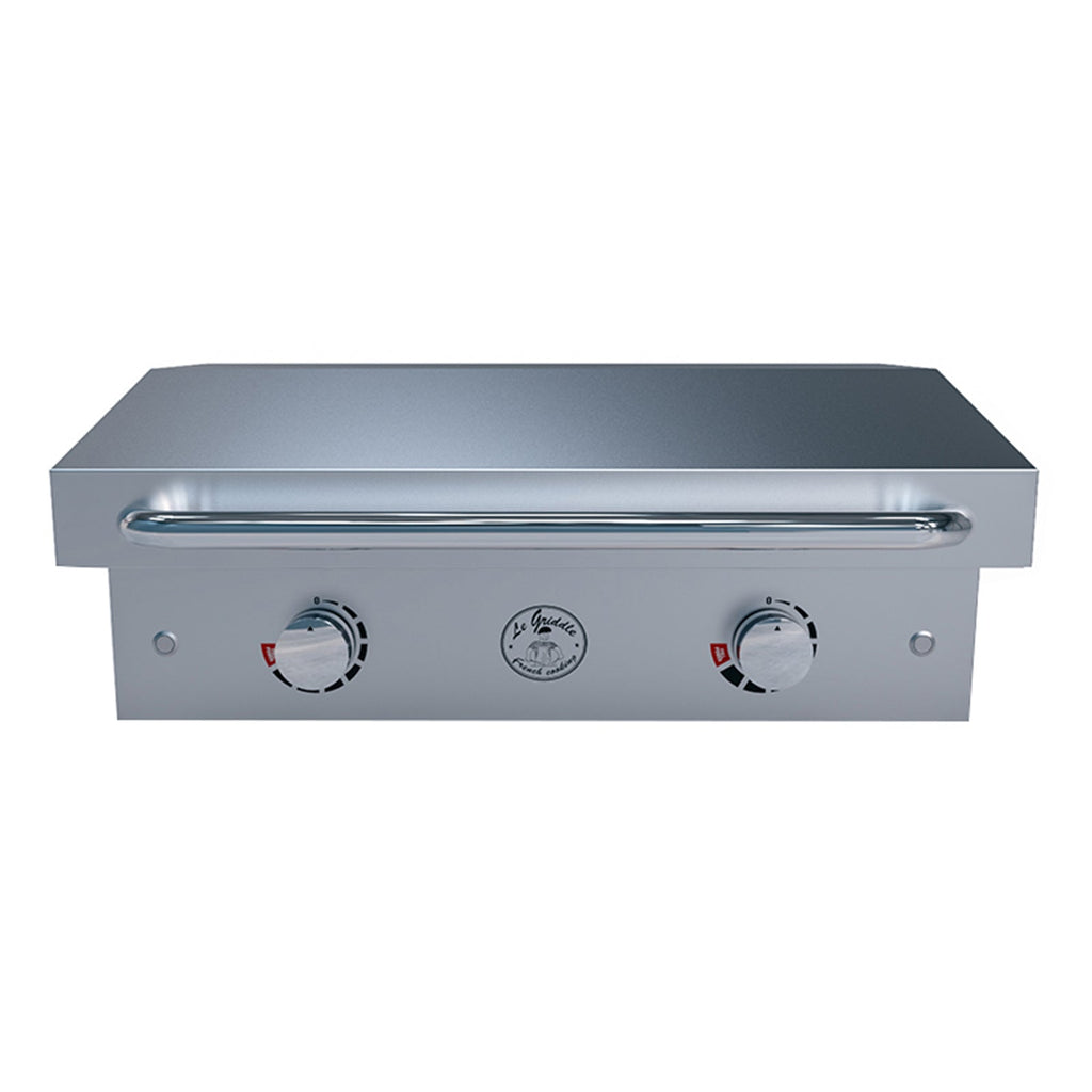 Le Griddle 30-Inch Propane Gas Built-In or Countertop 2 Burner Griddle (Lid Sold Separately) - GFE75-LP