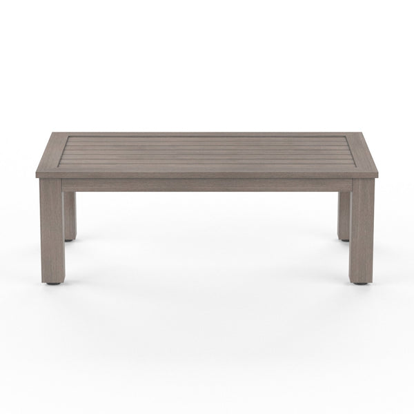Sunset West Laguna 54-Inch Coffee Table In Powder Coated Driftwood - 3501-CT