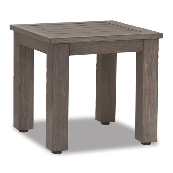 Sunset West Laguna 22-Inch Square End Table In Powder Coated Driftwood - 3501-ET