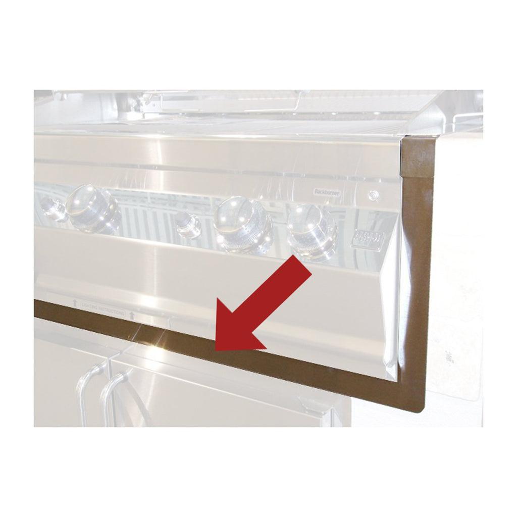 Fire Magic Stainless Steel Trim Kit for Bar Caddy (Trim Used for Built-In Applications) - 3807
