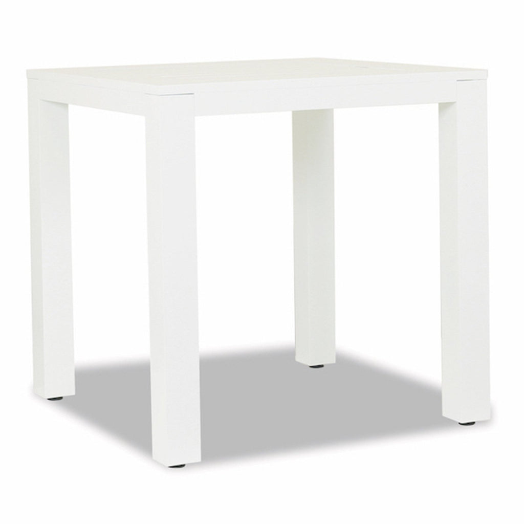 Sunset West Newport 40-Inch Square Pub Table Finished In Satin Frost - 4801-PT