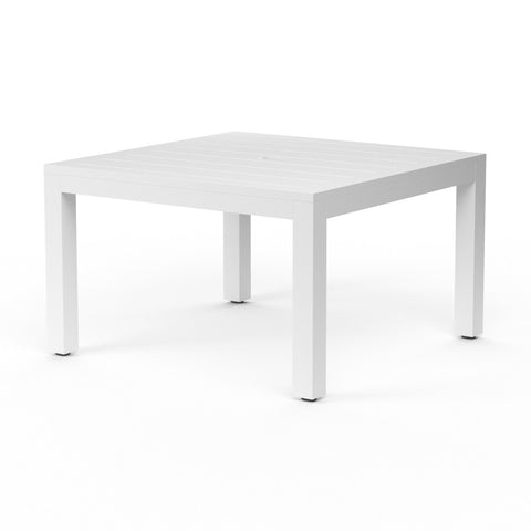 Sunset West Newport 48-Inch Square Dining Table Finished In Satin Frost - 4801-T48