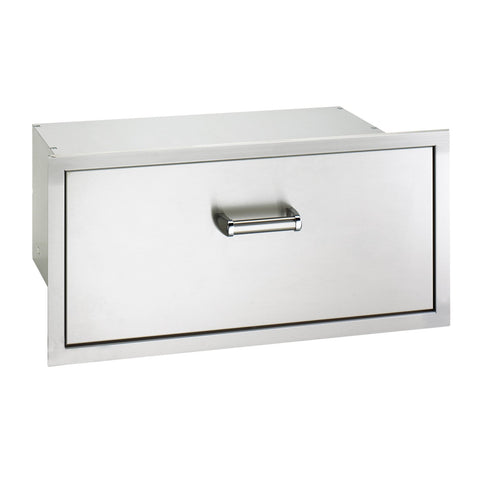 Fire Magic Premium Flush 30-Inch Enclosed Masonry Storage Drawer (Soft Close) - 53830SC