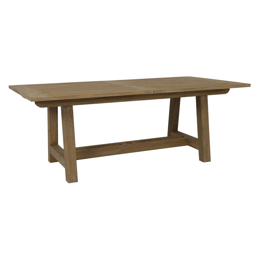 Sunset West Coastal Teak 79-Inch Dining Table with Leaf Extension - 5501-T79-118
