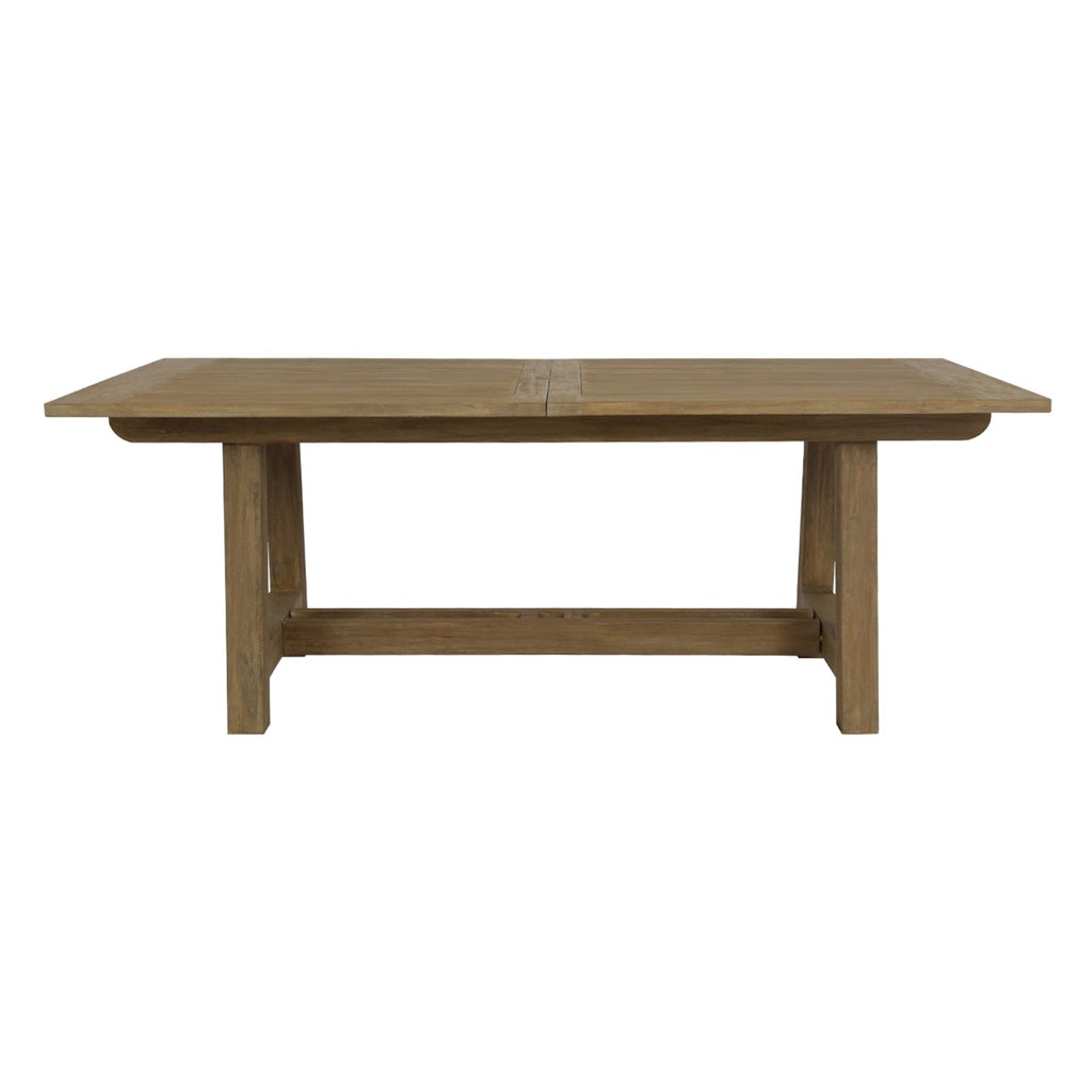 Sunset West Coastal Teak 79-Inch Dining Table with Leaf Extension - 5501-T79-118