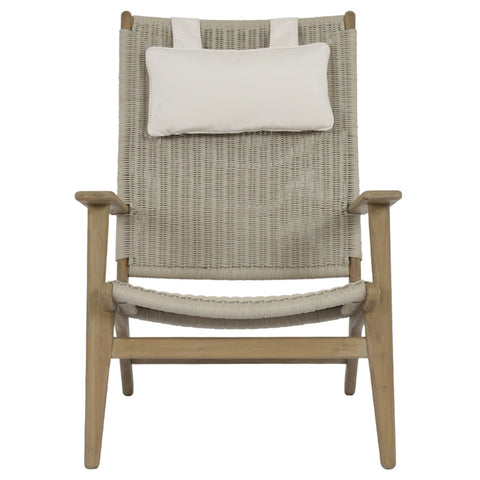 Sunset West Coastal Teak Cushionless Highback Chair - 5502-21HB