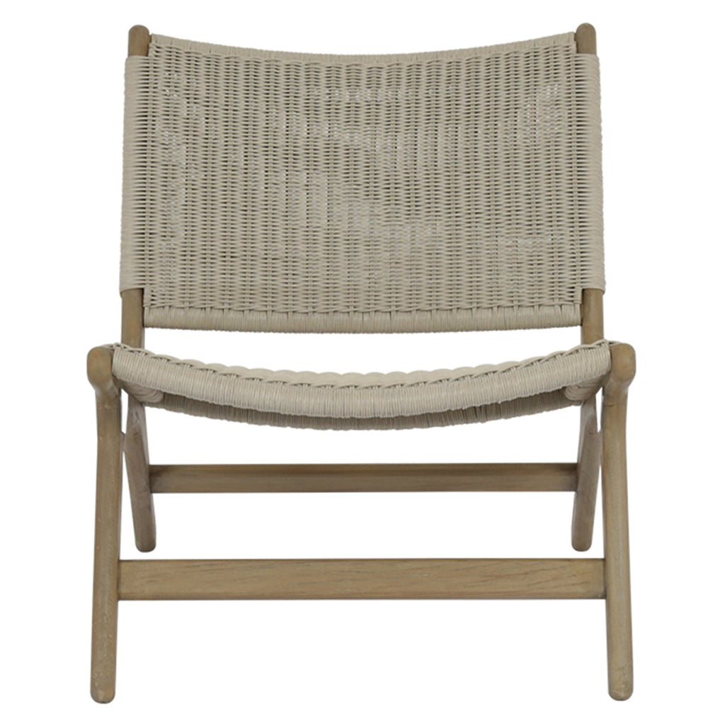 Sunset West Coastal Teak Cushionless Accent Chair - 5502-21LB