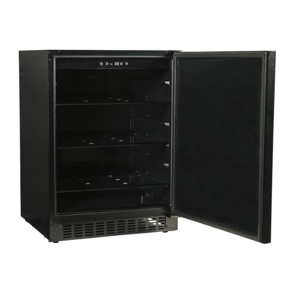 Azure 24-Inch Refrigerator w/ Custom Panel Ready Solid Door - A124R-O