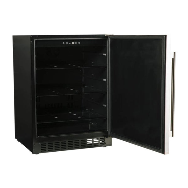 Azure 24-Inch Refrigerator w/ Solid Stainless Steel Door - A124R-S