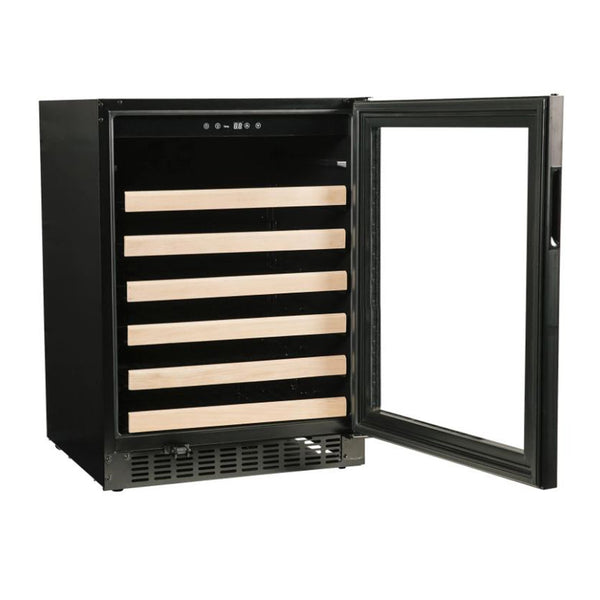 Azure 24-Inch Wine Center w/ Custom Panel Ready Glass Door -  A124WC-O