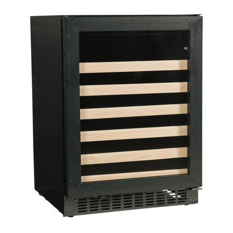 Azure 24-Inch Wine Center w/ Custom Panel Ready Glass Door -  A124WC-O