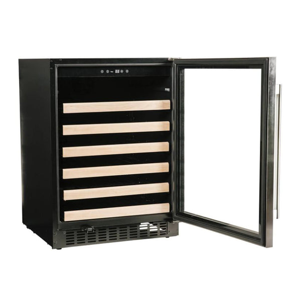 Azure 24-Inch Wine Center w/ Stainless Steel Trim Glass Door - A124WC-S