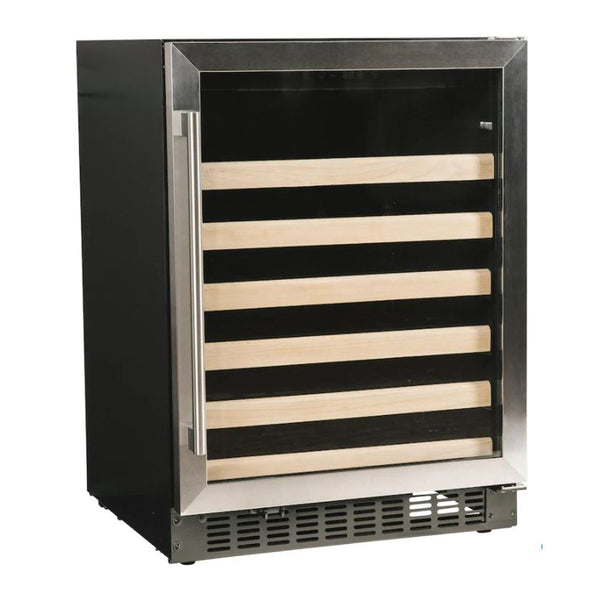 Azure 24-Inch Wine Center w/ Stainless Steel Trim Glass Door - A124WC-S