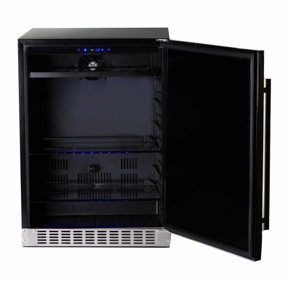 Azure 24-Inch Refrigerator w/ Solid Stainless Steel Door - A224R-S