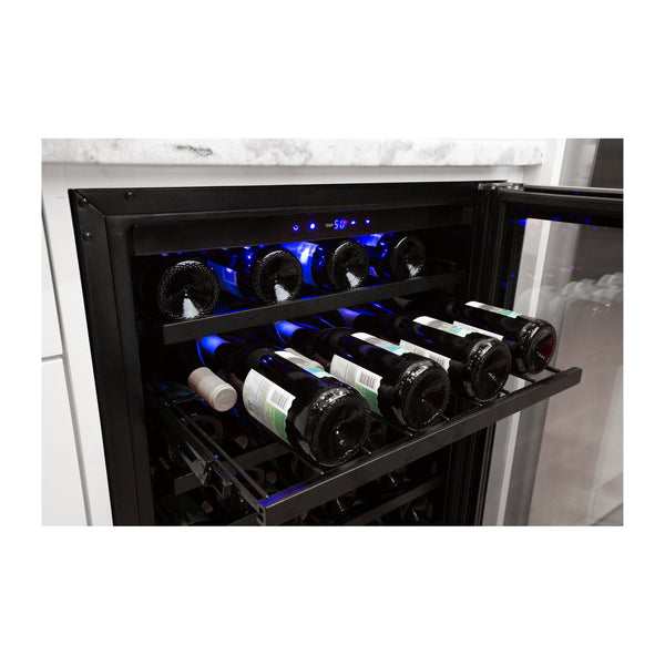 Azure 24-Inch Wine Center w/ Stainless Steel Trim Glass Door - A224WC-S