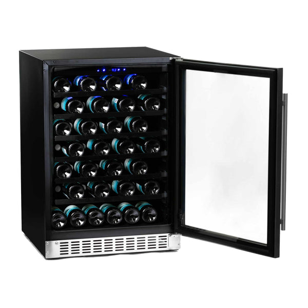 Azure 24-Inch Wine Center w/ Stainless Steel Trim Glass Door - A224WC-S