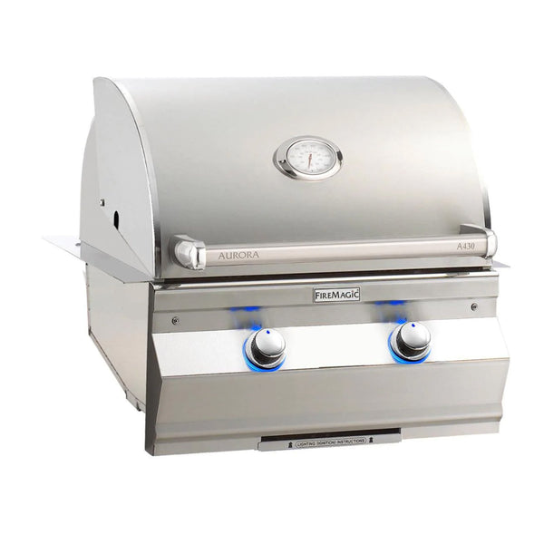 Fire Magic Aurora A430i 24-Inch Propane Gas Built-In Grill w/ Analog Thermometer - A430I-7EAP