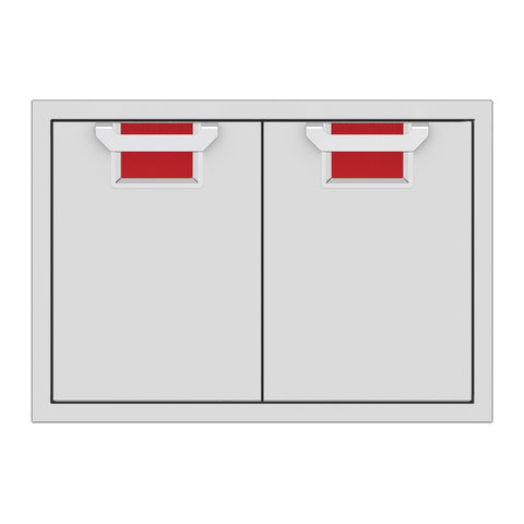 Aspire by Hestan 30-Inch Double Access Doors (Matador Red) - AEAD30-RD