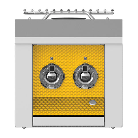 Aspire by Hestan 12-Inch Propane Gas Built-In Double Side Burner (Sol Yellow) - AEB122-LP-YW
