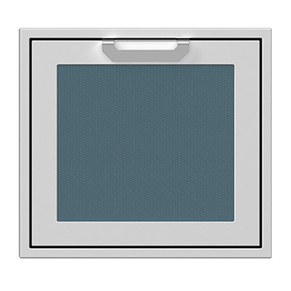 Hestan 24-Inch Single Access Door w/ Recessed Marquise Accented Panel (Right Hinge) in Dark Gray - AGADR24-GG
