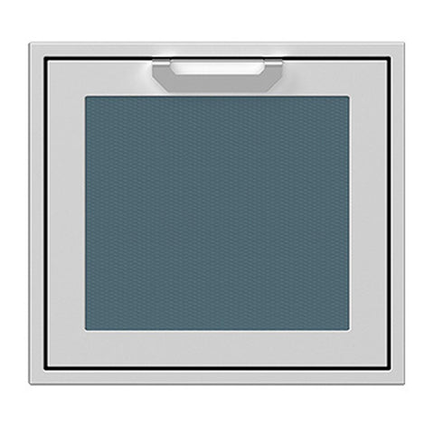 Hestan 24-Inch Single Access Door w/ Recessed Marquise Accented Panel (Right Hinge) in Dark Gray - AGADR24-GG