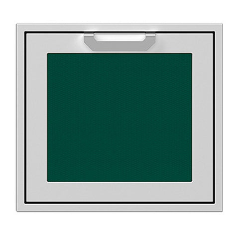 Hestan 24-Inch Single Access Door w/ Recessed Marquise Accented Panel (Right Hinge) in Green - AGADR24-GR
