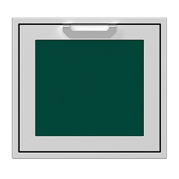 Hestan 24-Inch Single Access Door w/ Recessed Marquise Accented Panel (Left Hinge) in Green - AGADL24-GR