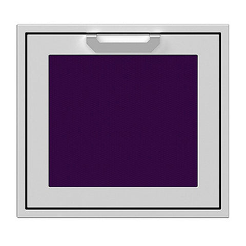 Hestan 24-Inch Single Access Door w/ Recessed Marquise Accented Panel (Left Hinge) in Purple - AGADL24-PP