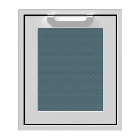 Hestan 18-Inch Single Access Door w/ Recessed Marquise Accented Panel (Left Hinge) in Dark Gray - AGADL18-GG
