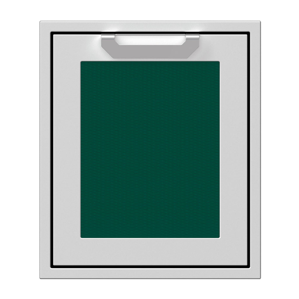 Hestan 18-Inch Single Access Door w/ Recessed Marquise Accented Panel (Left Hinge) in Green - AGADL18-GR