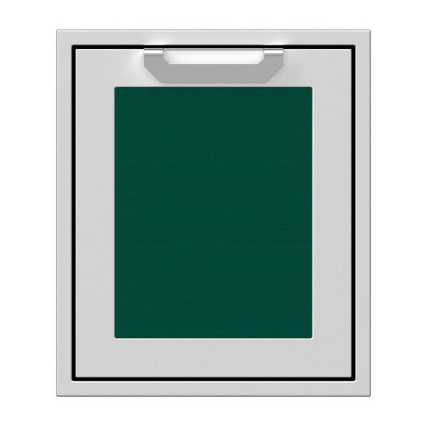 Hestan 18-Inch Single Access Door w/ Recessed Marquise Accented Panel (Right Hinge) in Green - AGADR18-GR