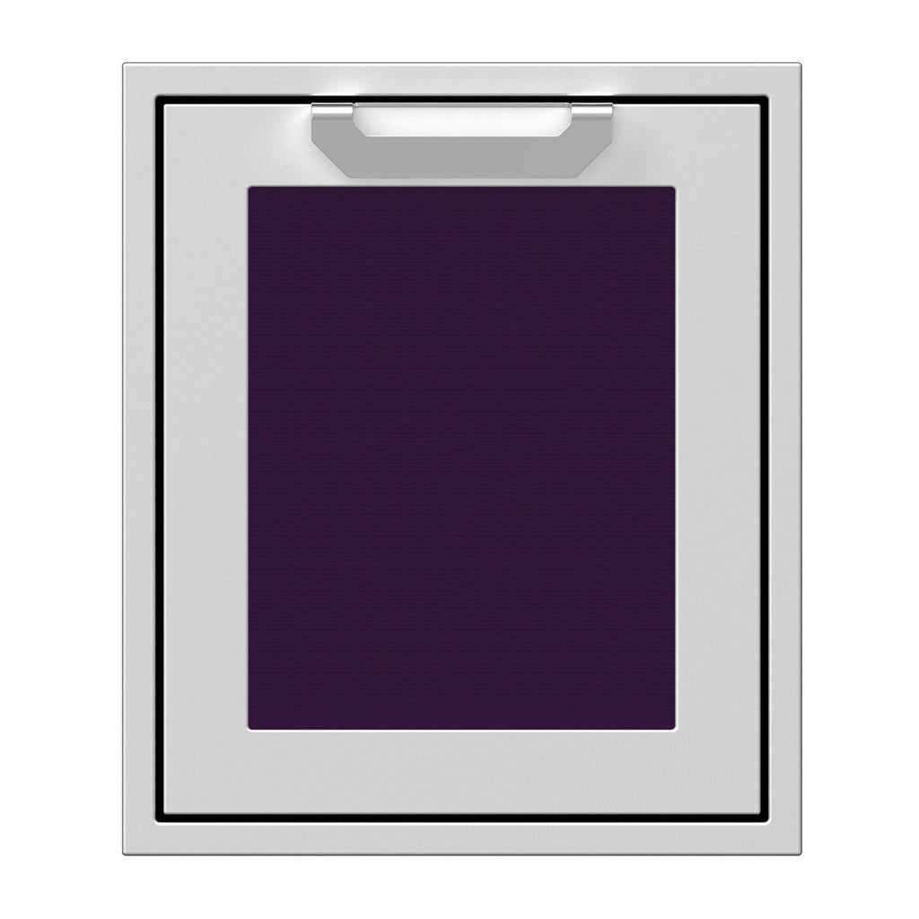 Hestan 18-Inch Single Access Door w/ Recessed Marquise Accented Panel (Left Hinge) in Purple - AGADL18-PP