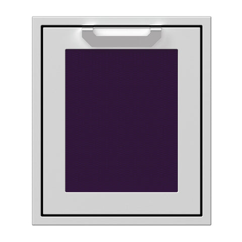 Hestan 18-Inch Single Access Door w/ Recessed Marquise Accented Panel (Right Hinge) in Purple - AGADR18-PP