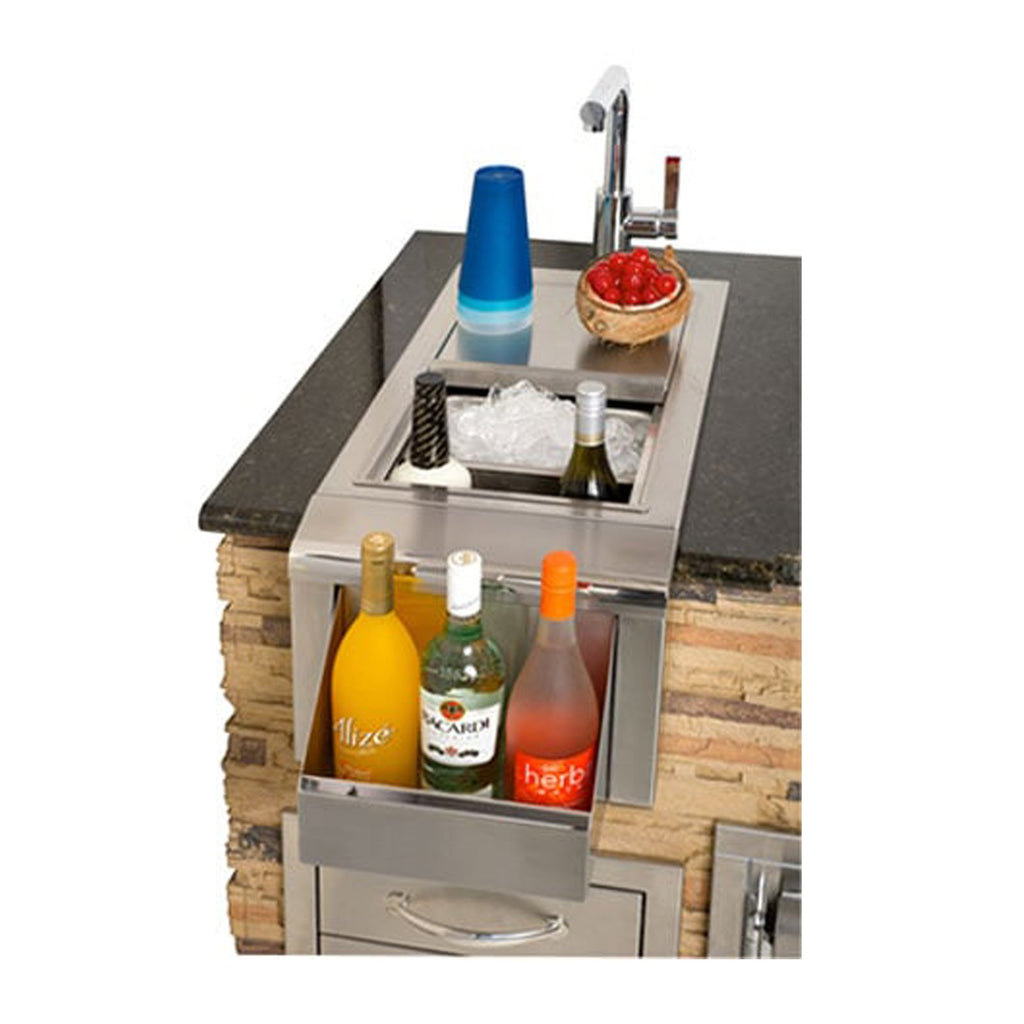 Alfresco 14-Inch Built-In Versa Bartender & Sink System (No Faucet Included) - AGBC-14