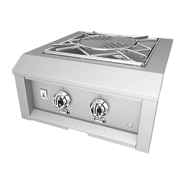 Hestan 24-Inch Natural Gas Built-In Power Burner in Stainless Steel - AGPB24-NG